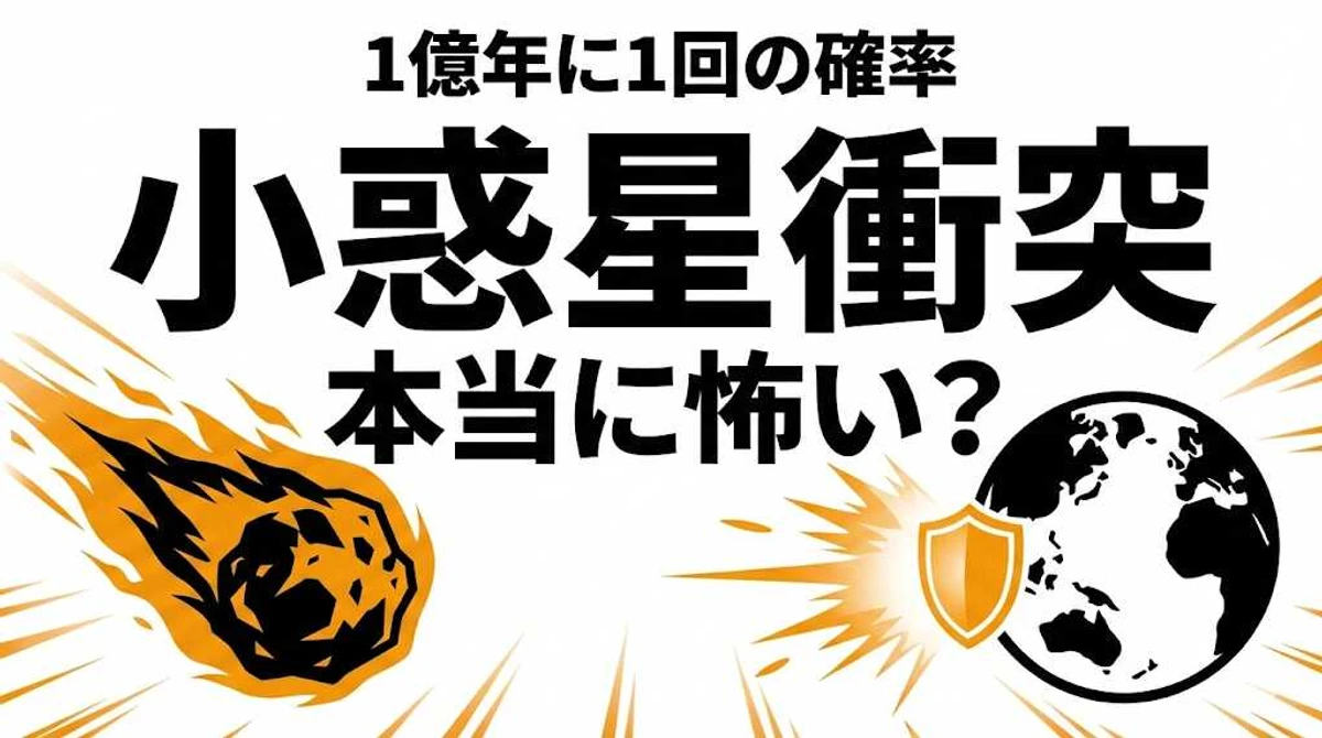 小惑星が地球に衝突する確率は？NASAの監視データで徹底解説