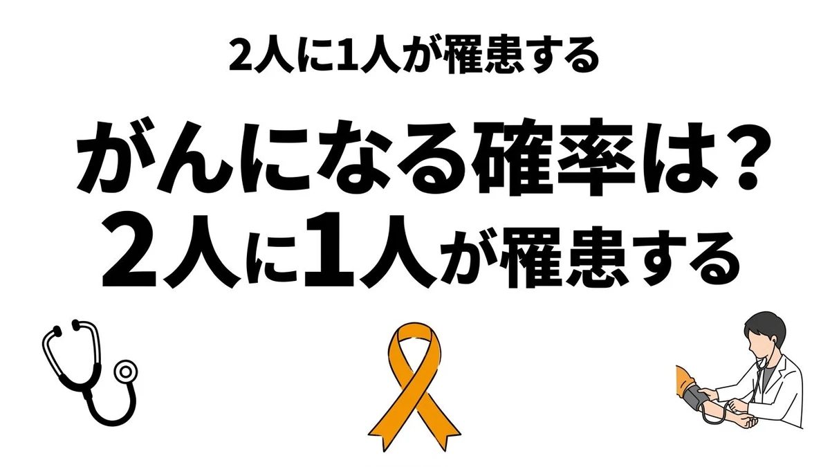 【結論】日本人ががんになる生涯確率は何%？男女別・年齢別統計で整理