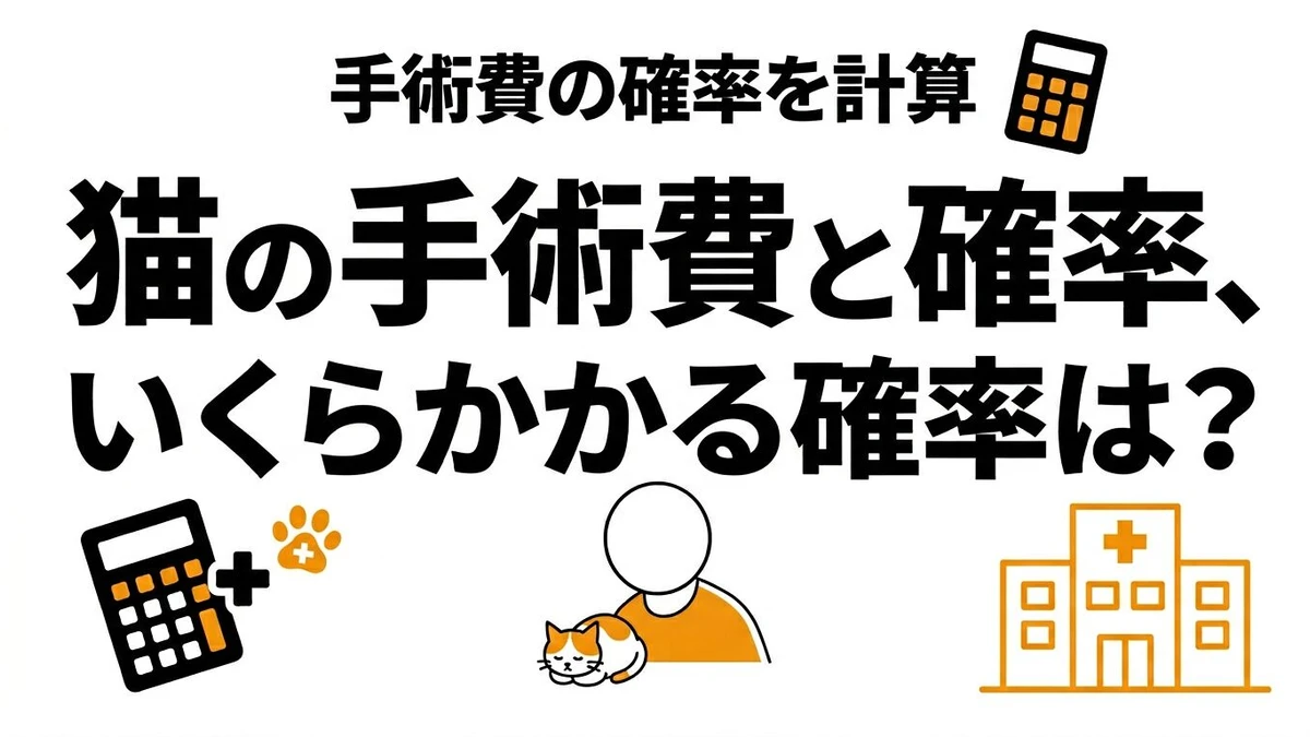猫の手術費用はいくらかかる？高額になりやすい場面と備え方を整理