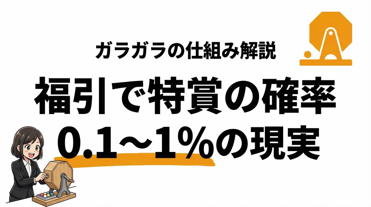 福引（ガラガラ）で特賞が当たる確率は？仕組みと当選確率を徹底解説