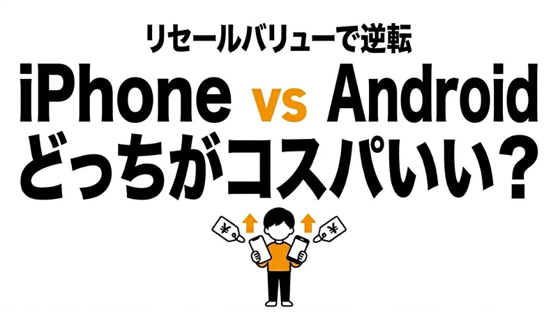 【結論】iPhoneとAndroid、乗り換えコスパと期待値！どっちが得か計算した
