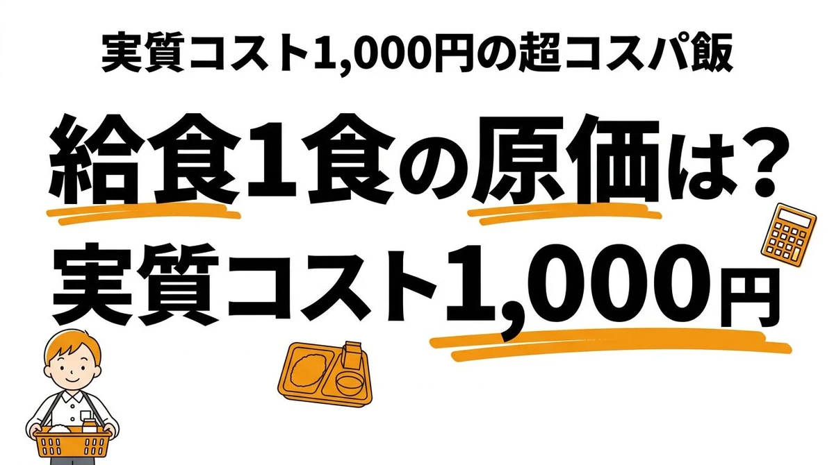 学校給食1食の原価は約300円！保護者負担と税金で支える「最強コスパ飯」の裏側