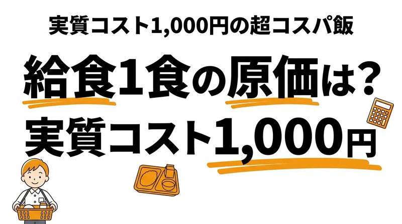 学校給食1食の原価は約300円！保護者負担と税金で支える「最強コスパ飯」の裏側
