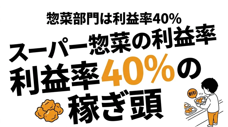 スーパーの惣菜の原価と利益率を計算してみた